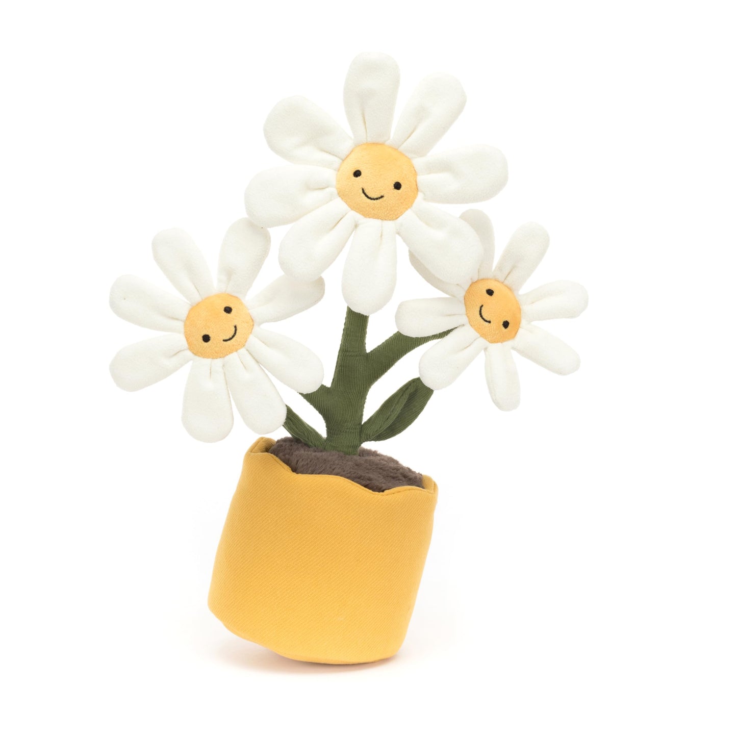 Jellycat Amuseables Daisy Pot Plush – 13-Inch Flower Plant Toy for Nursery Decor & Gift