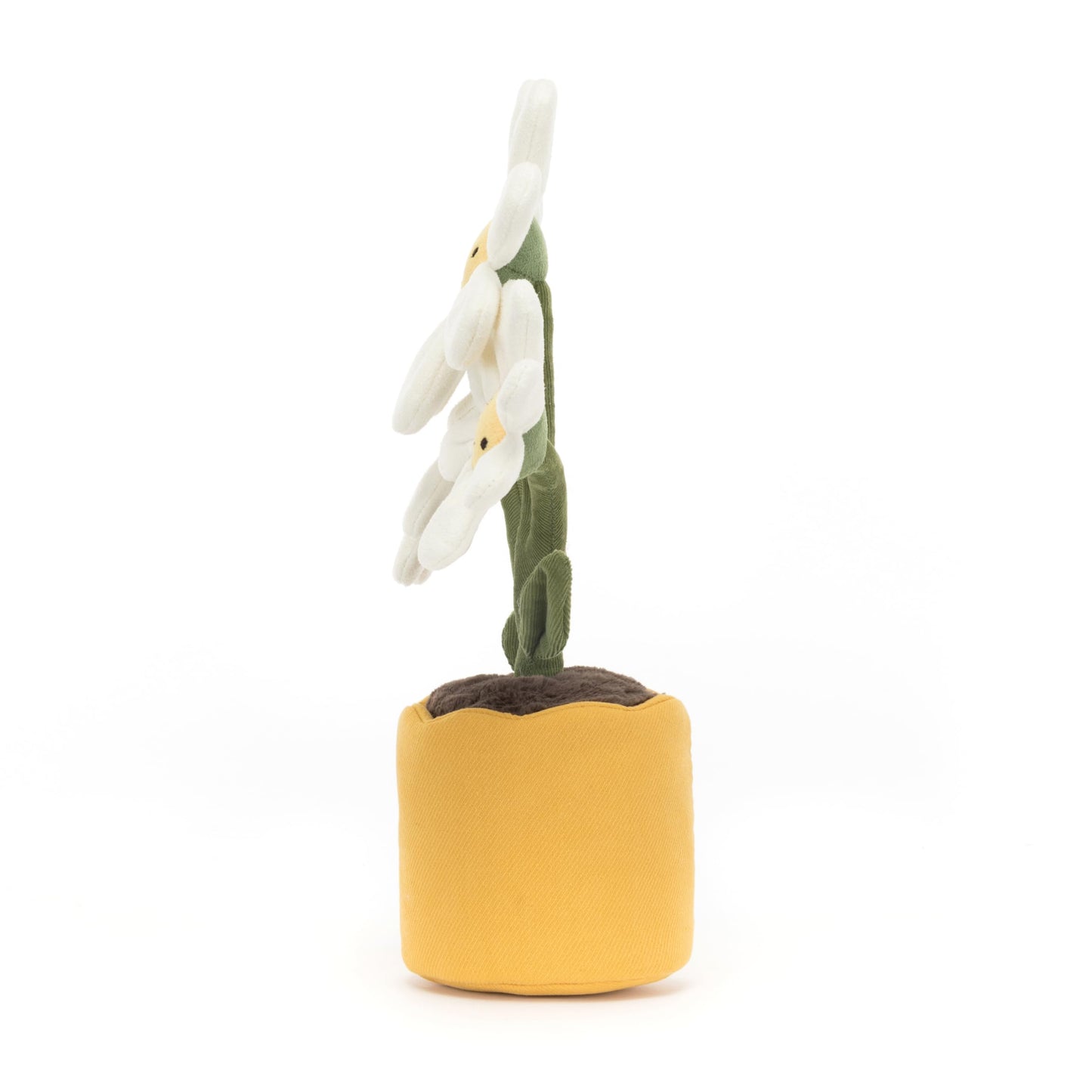 Jellycat Amuseables Daisy Pot Plush – 13-Inch Flower Plant Toy for Nursery Decor & Gift