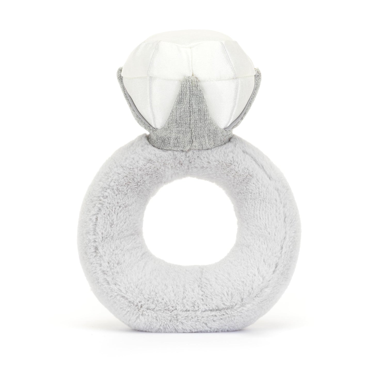 Jellycat Amuseables Diamond Ring Plush — 8-Inch Wedding Ring Toy, Engagement Gift