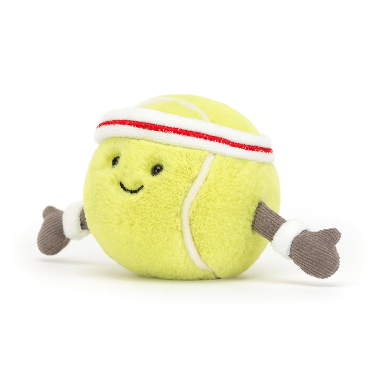 Jellycat Amuseables Tennis Ball Plush Toy, 3.5 in – Yellow Velvet Fur