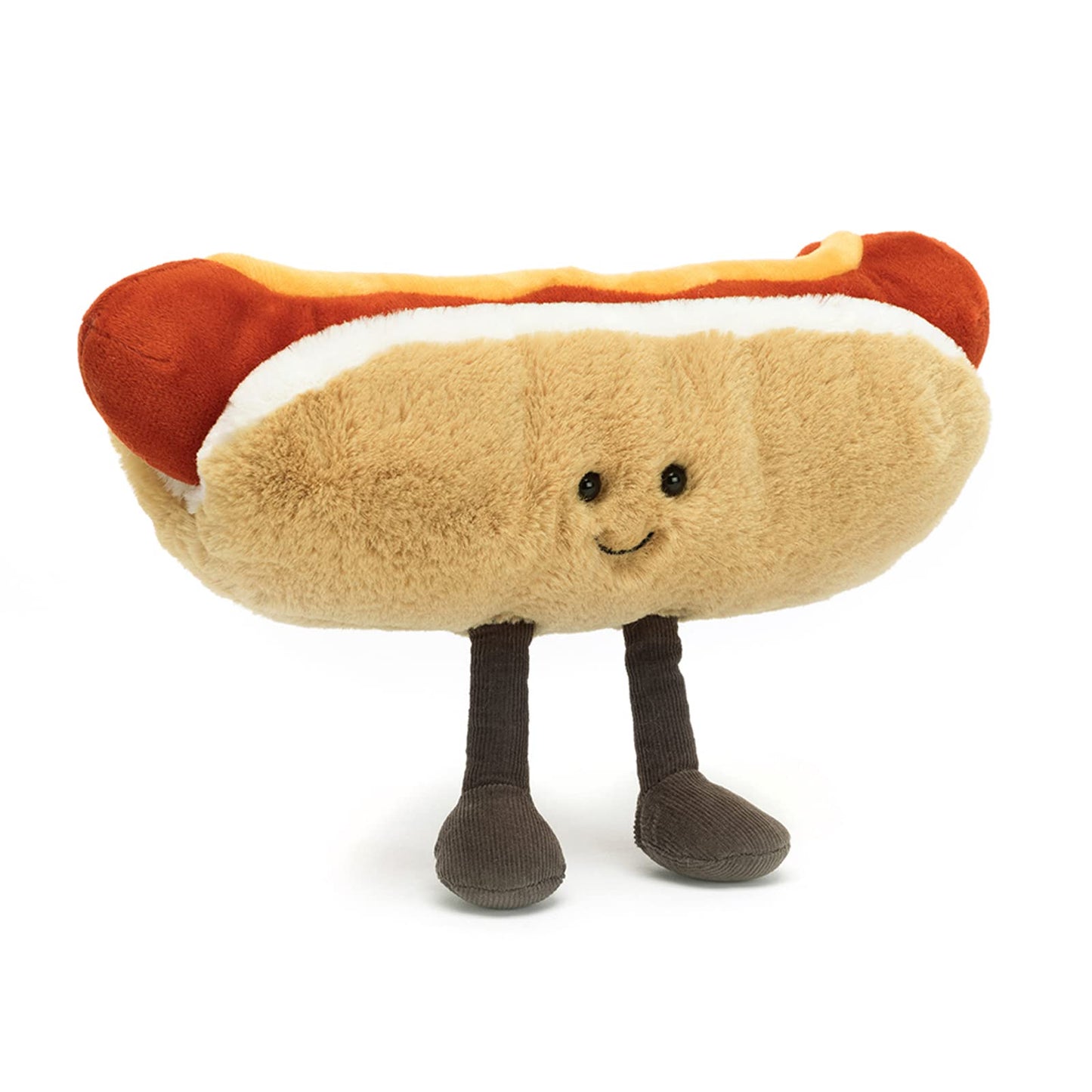 Jellycat Amuseables Hot Dog Plush Toy – 10-Inch Foodie Stuffed Toy