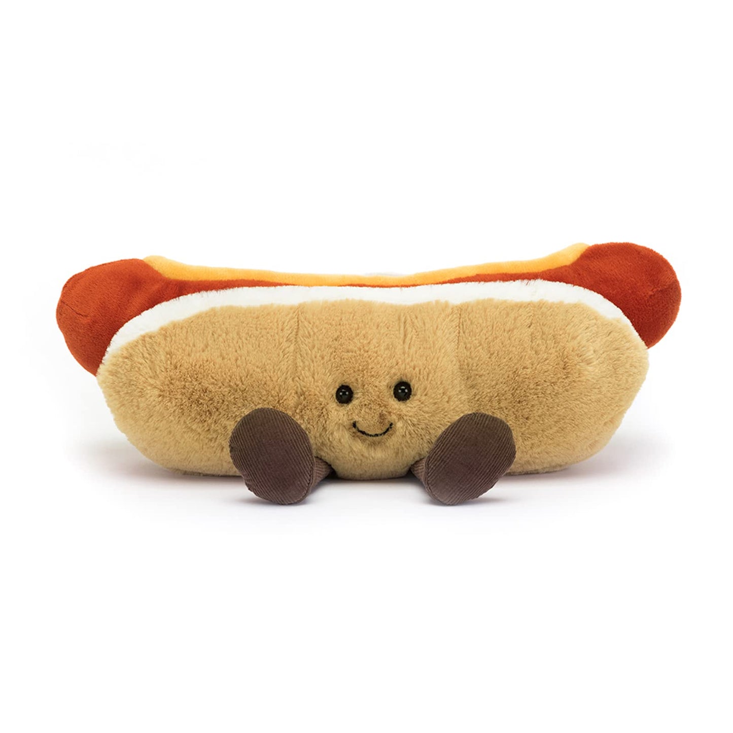 Jellycat Amuseables Hot Dog Plush Toy – 10-Inch Foodie Stuffed Toy