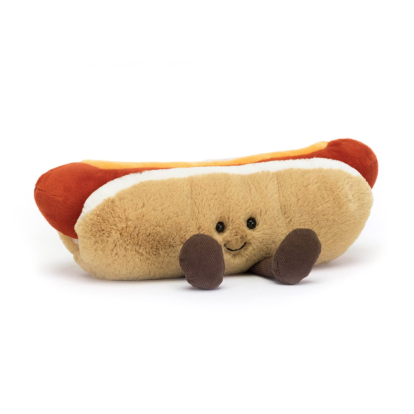 Jellycat Amuseables Hot Dog Plush Toy – 10-Inch Foodie Stuffed Toy
