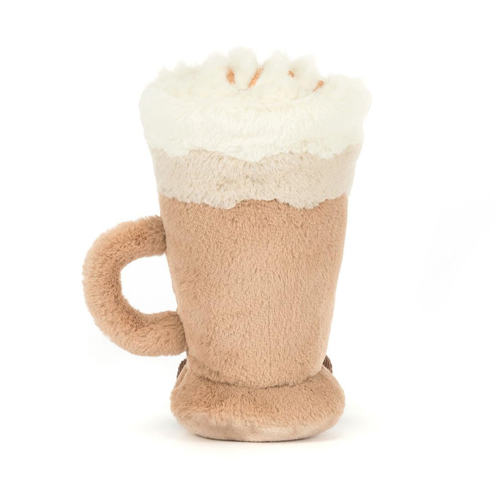 Amuseables Latte Plush by Jellycat – Soft Cafe-Themed Plush Toy