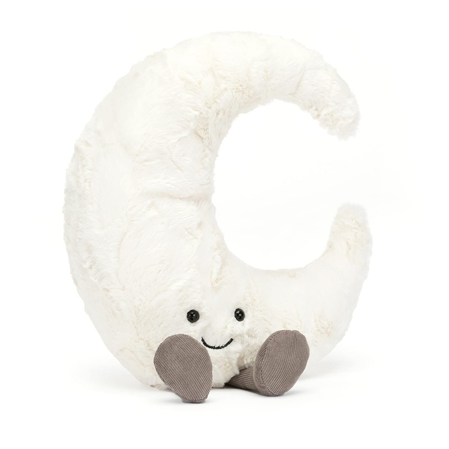 Jellycat Amuseables Moon Stuffed Toy, Medium 10.5-inch Moon Plush - Fun Gift Idea
