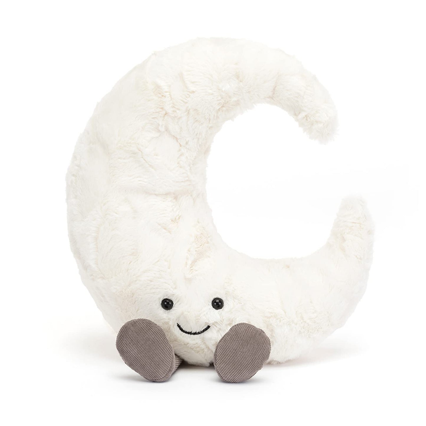 Jellycat Amuseables Moon Stuffed Toy, Medium 10.5-inch Moon Plush - Fun Gift Idea