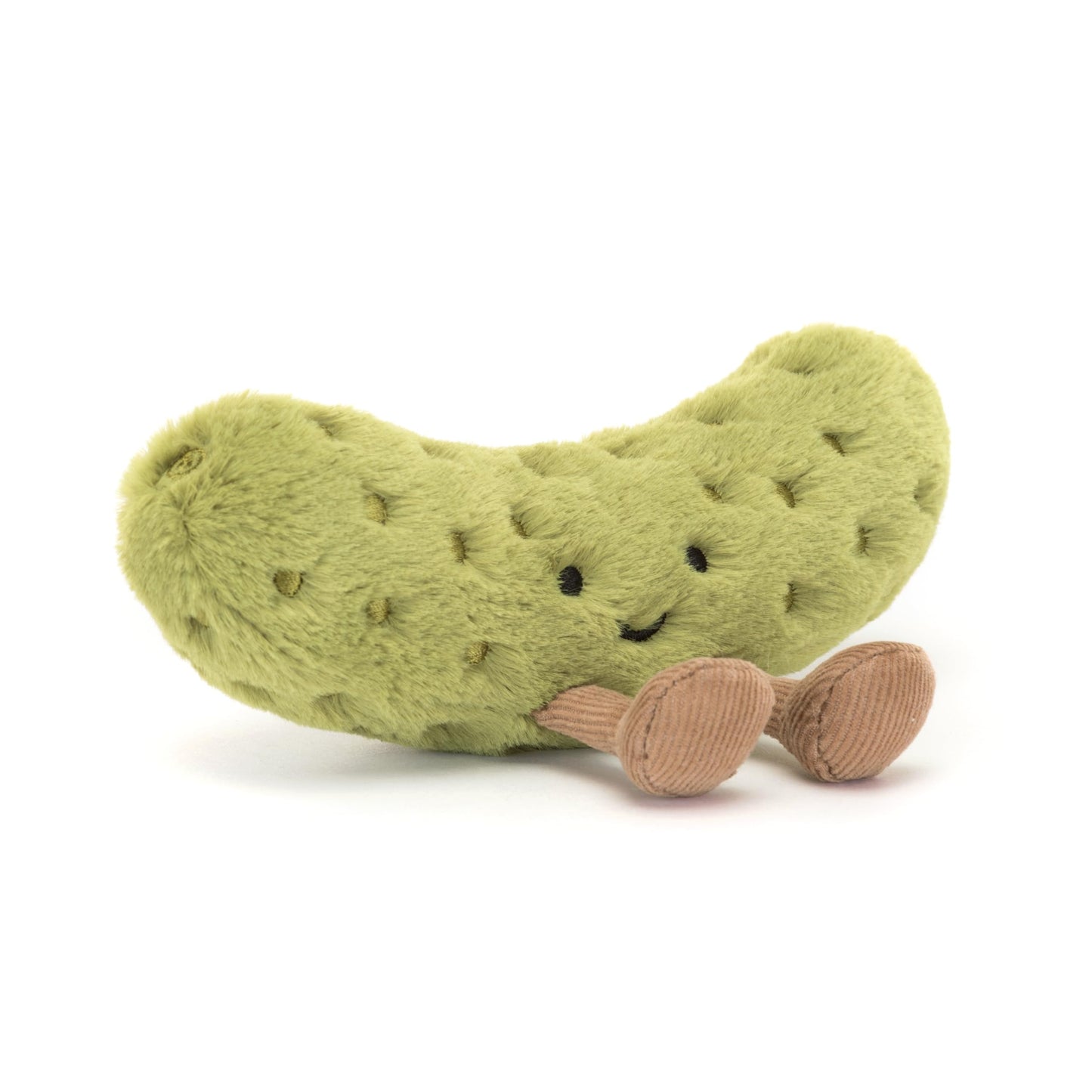 Jellycat Amuseables Pickle Plush Toy – 6-Inch Green Plush, Premium Craft