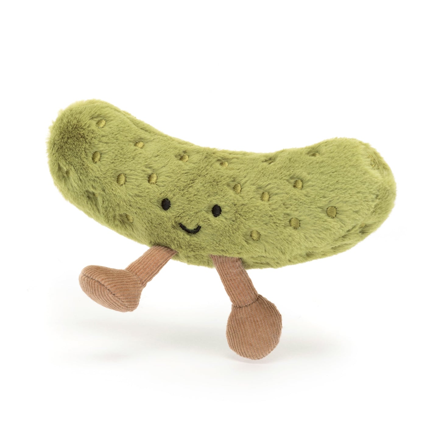 Jellycat Amuseables Pickle Plush Toy – 6-Inch Green Plush, Premium Craft