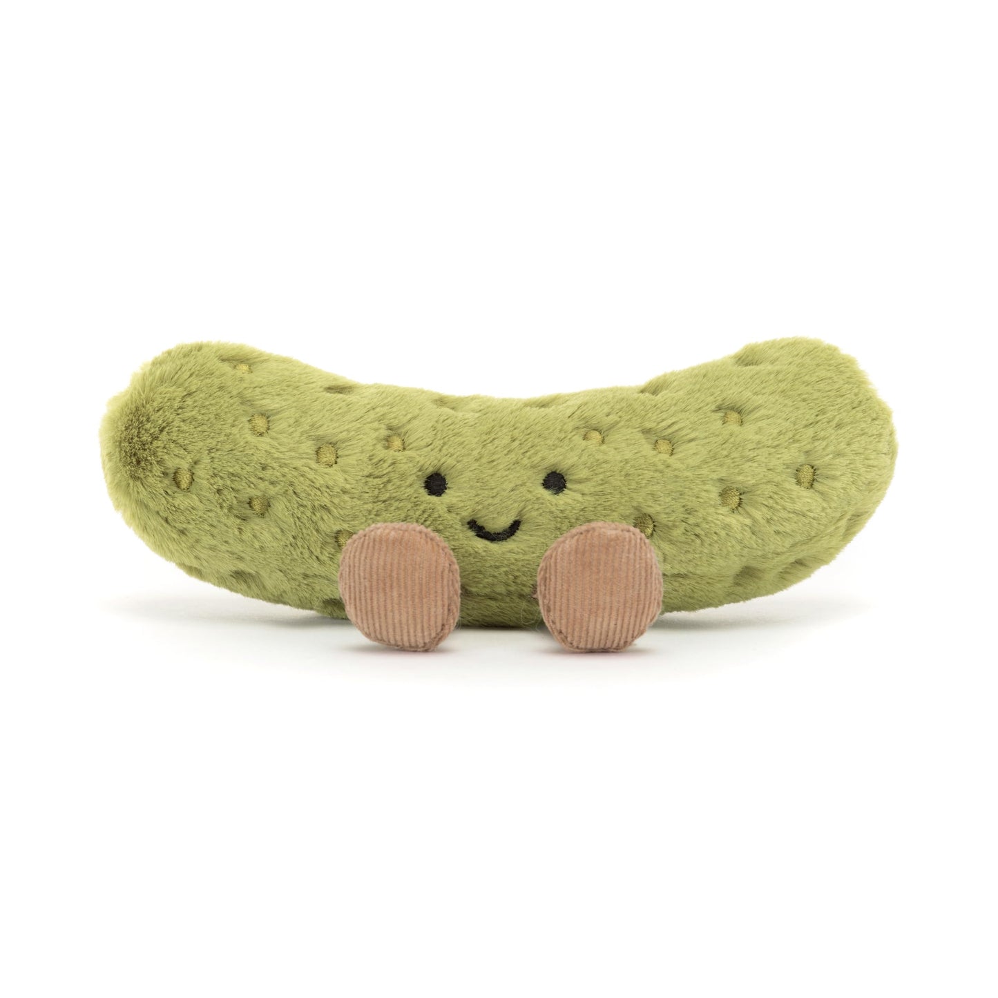 Jellycat Amuseables Pickle Plush Toy – 6-Inch Green Plush, Premium Craft