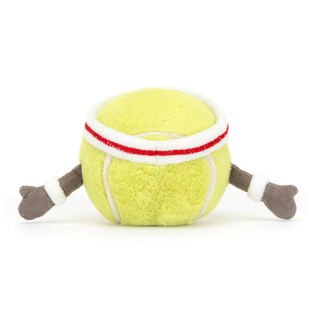 Jellycat Amuseables Tennis Ball Plush Toy, 3.5 in – Yellow Velvet Fur