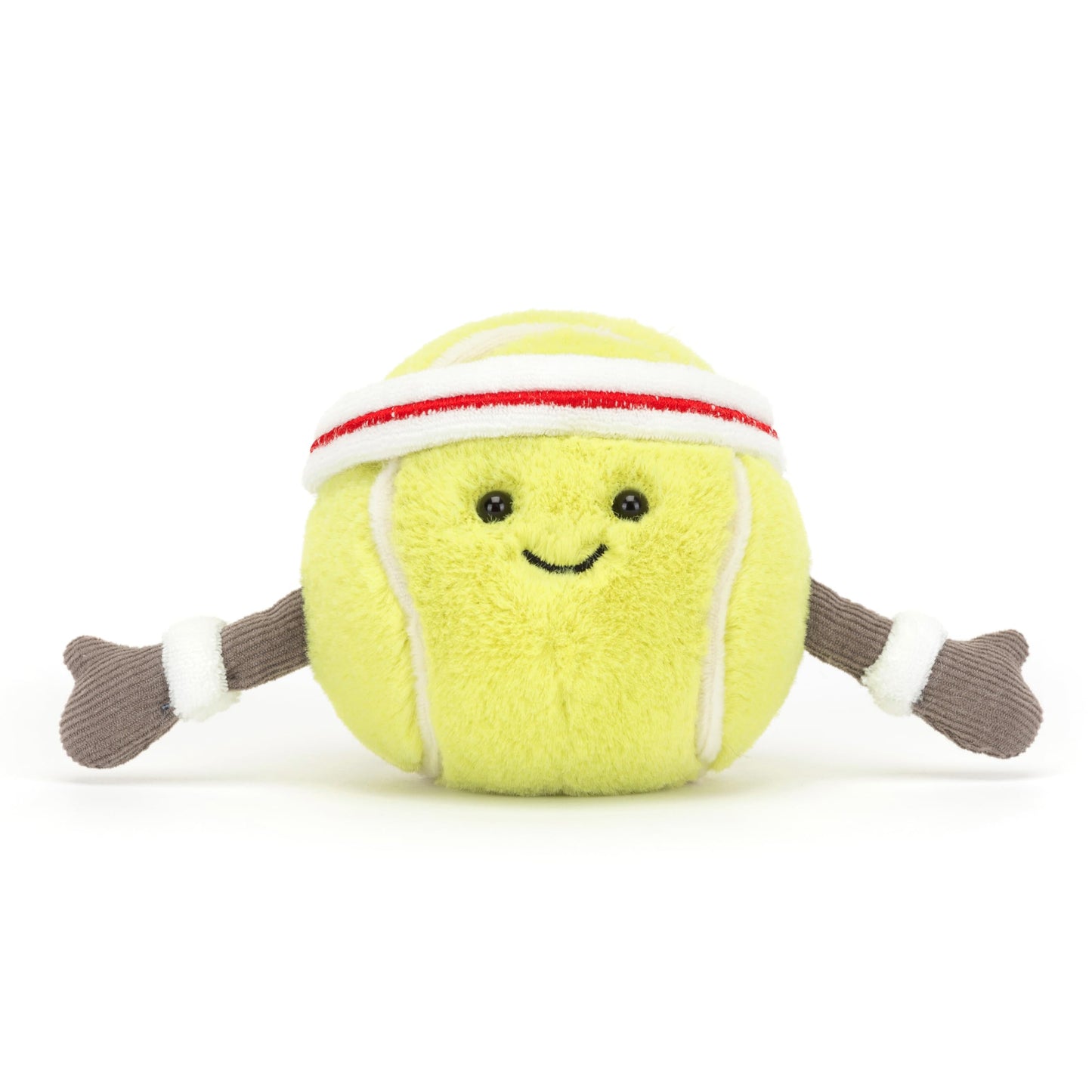 Jellycat Amuseables Tennis Ball Plush Toy, 3.5 in – Yellow Velvet Fur