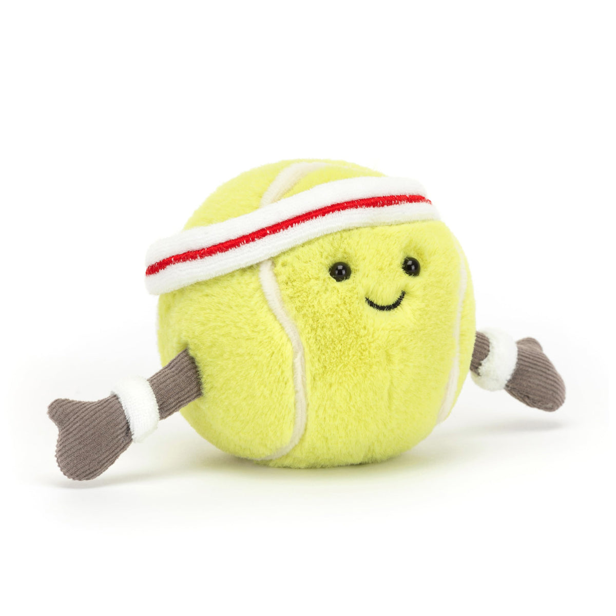 Jellycat Amuseables Tennis Ball Plush Toy, 3.5 in – Yellow Velvet Fur