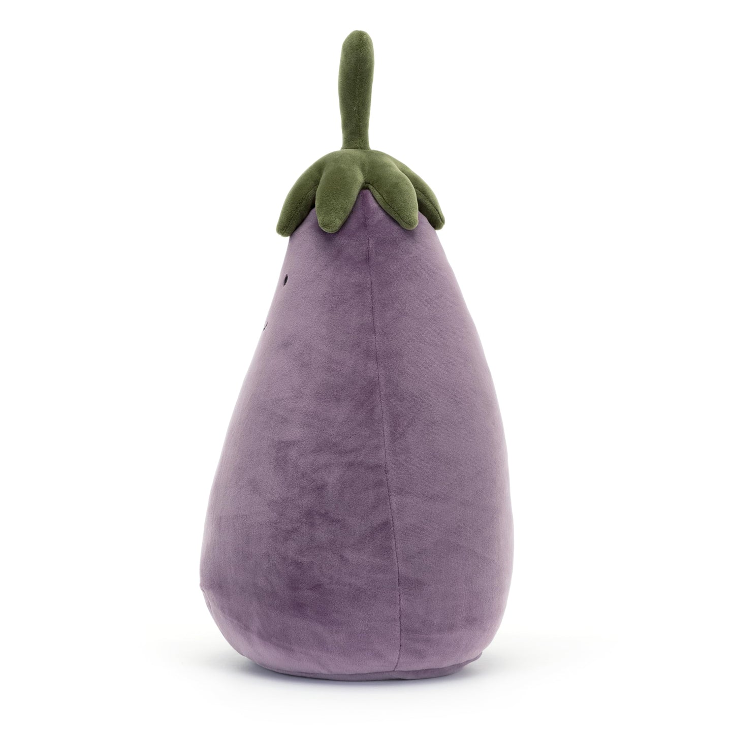 Jellycat Vivacious Vegetable Aubergine Plush Toy – Large 15.7-Inch Eggplant Plush for Cuddles