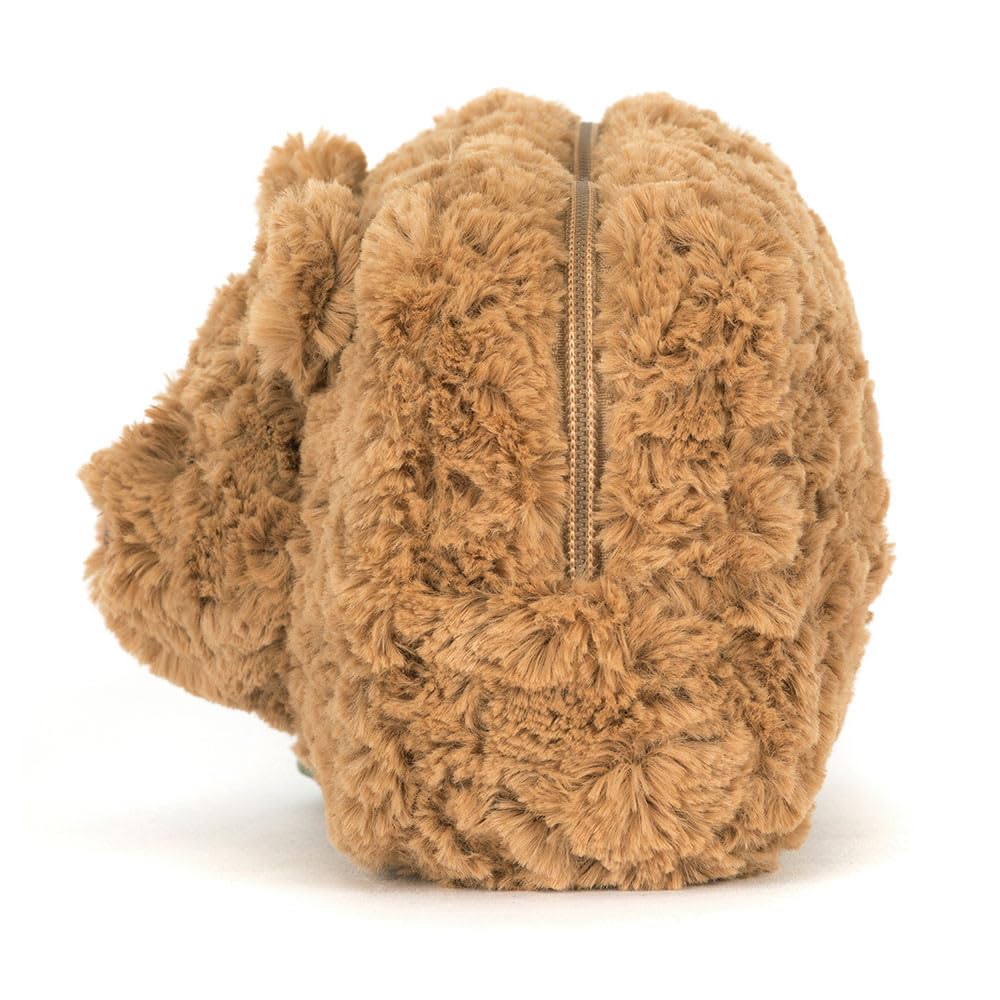 Jellycat Bartholomew Bear Plush Pouch – Portable Plush Organizer for Kids