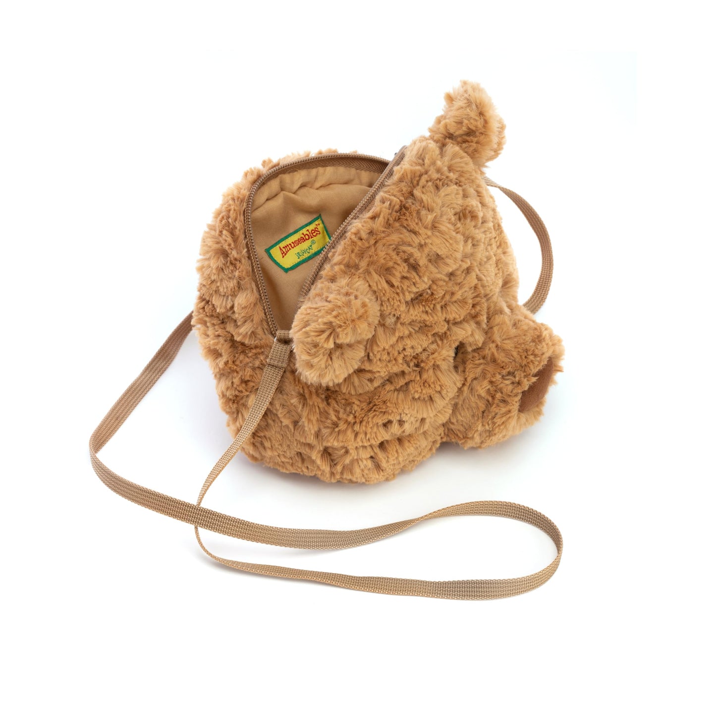 Jellycat Bartholomew Bear Plush Bag 7-Inch Crossbody Purse