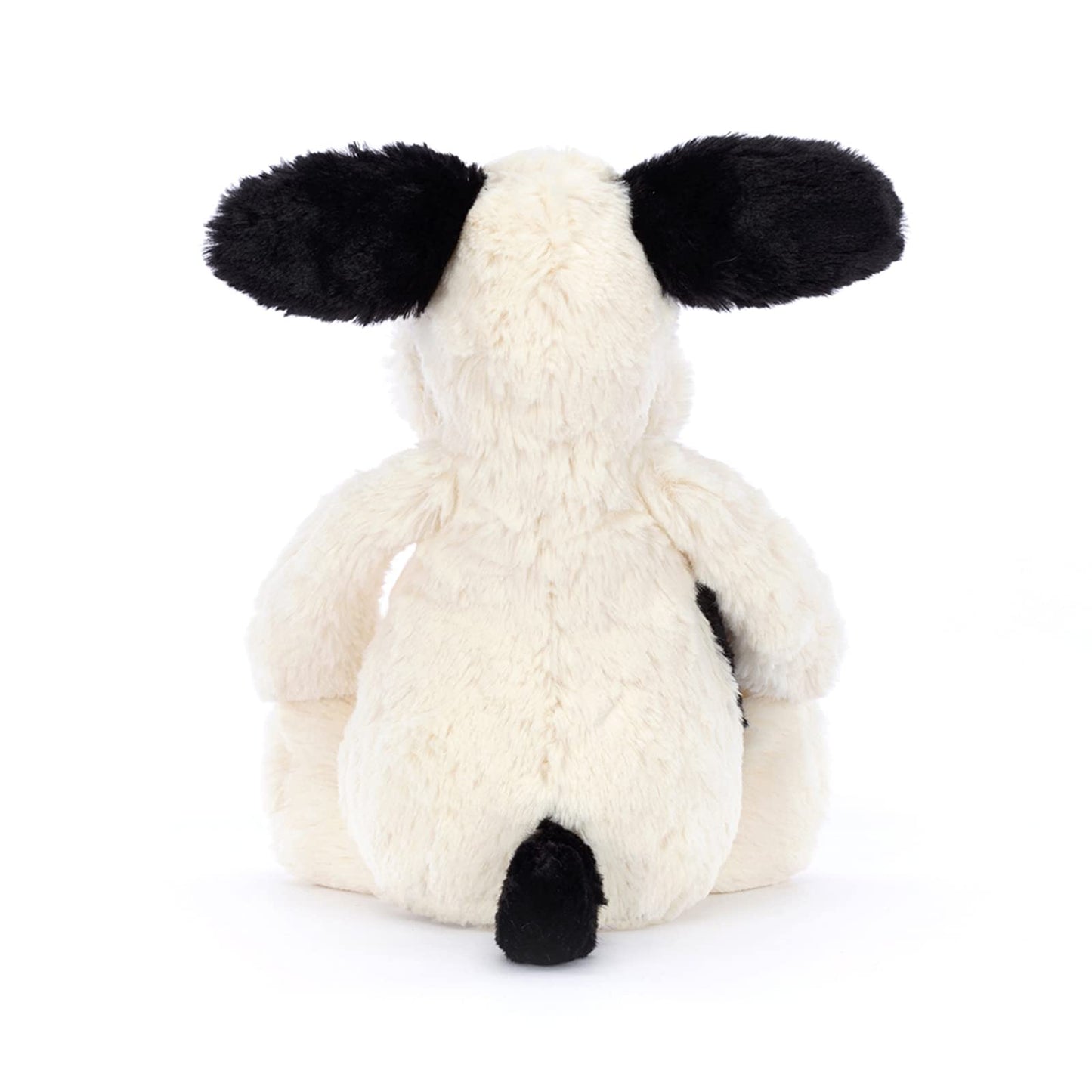 Jellycat Bashful Black & Cream Puppy Plush – 12-Inch Medium