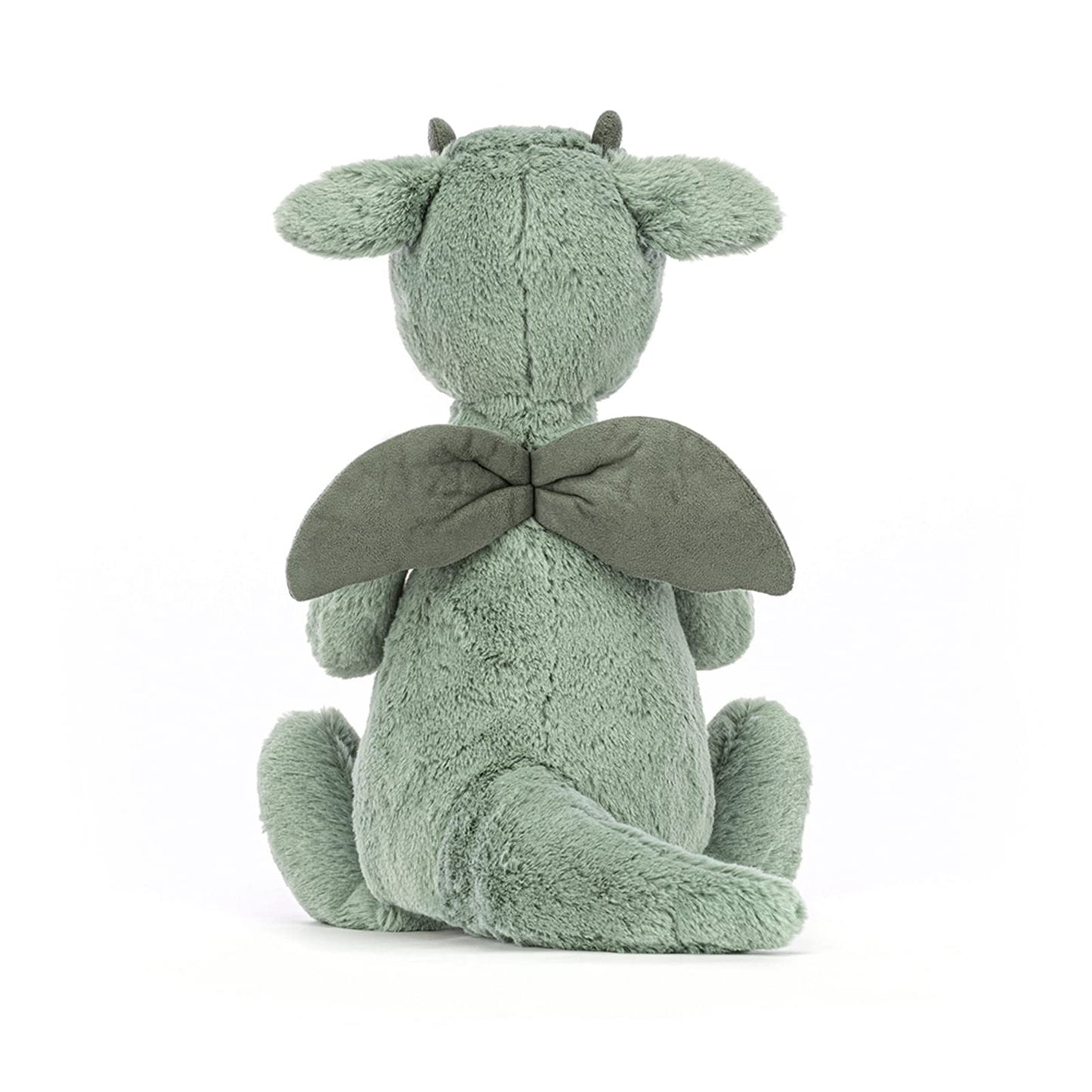 Jellycat Bashful Dragon Stuffed Animal – 12-Inch Sage Plush Toy