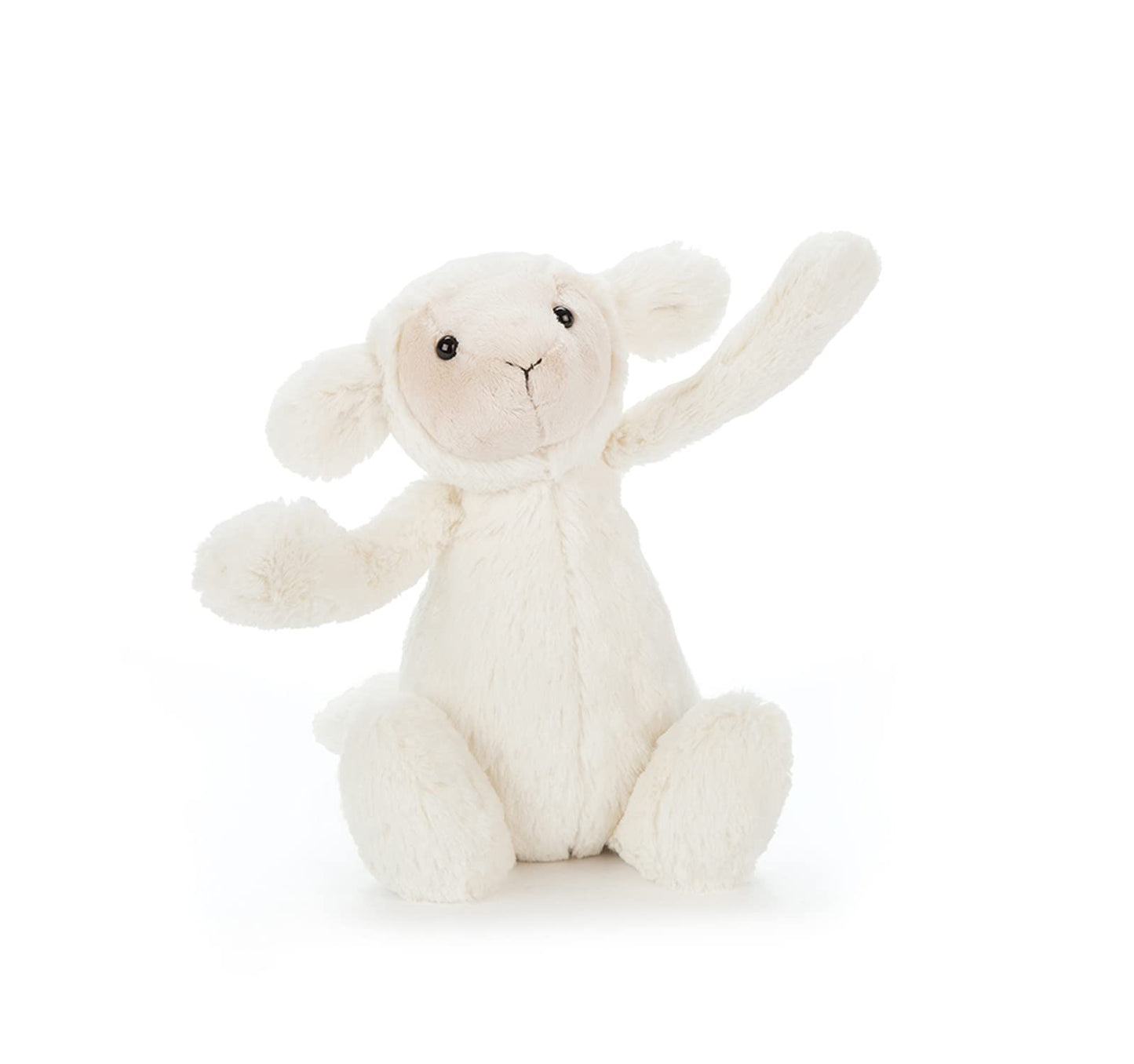 Jellycat Bashful Lamb Medium 12-Inch Plush Toy | Soft, Lovable Lamb Gift