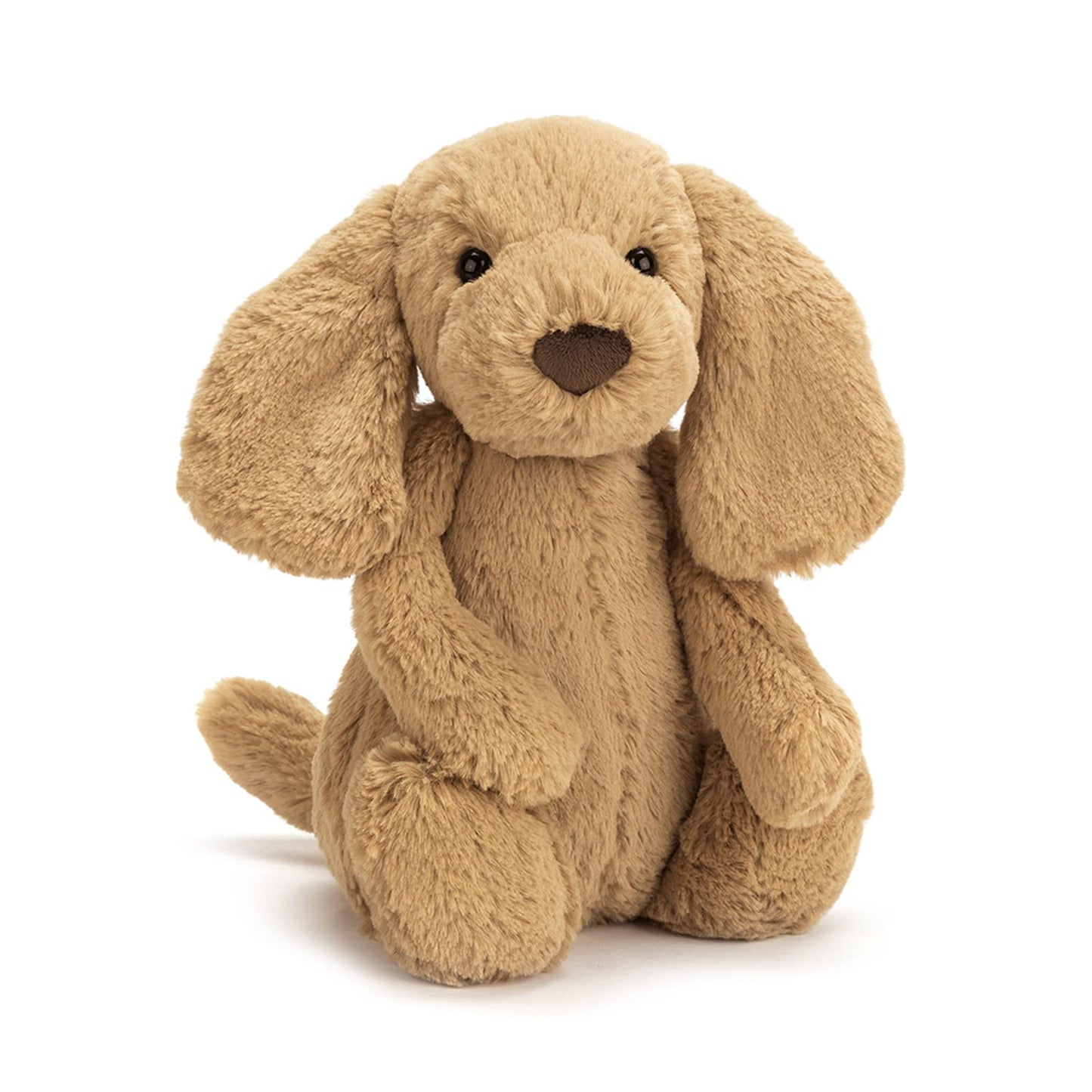 Jellycat Bashful Toffee Puppy Plush — 12-Inch Medium Stuffed Animal for Kids
