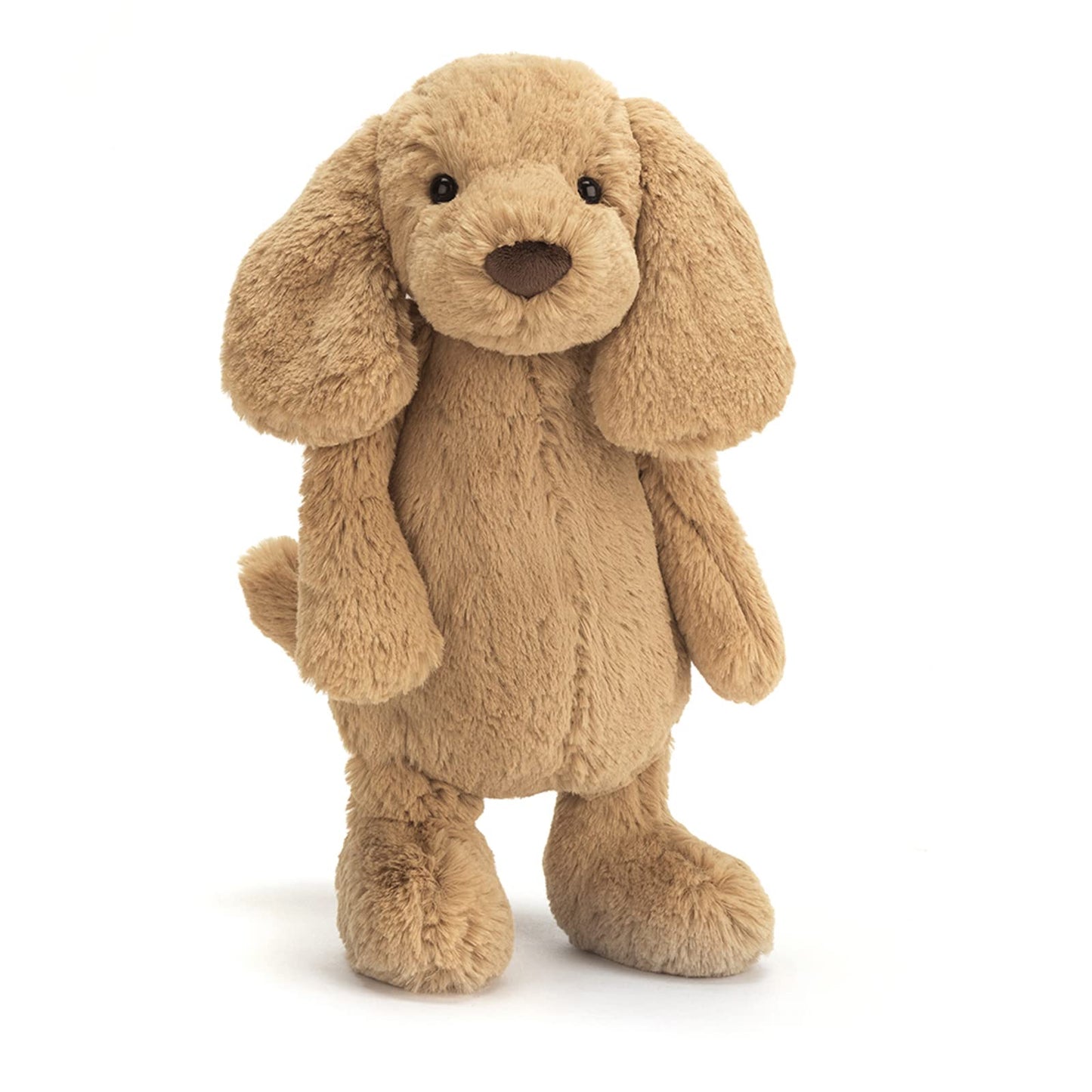 Jellycat Bashful Toffee Puppy Plush — 12-Inch Medium Stuffed Animal for Kids