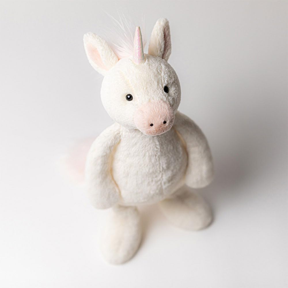 Jellycat Bashful Unicorn Little (Small) – Soft Plush Toy for Newborns & Kids
