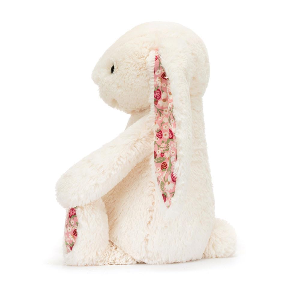 Jellycat Blossom Cream Bunny Berry — 7 Inch Plush Cuddle Toy