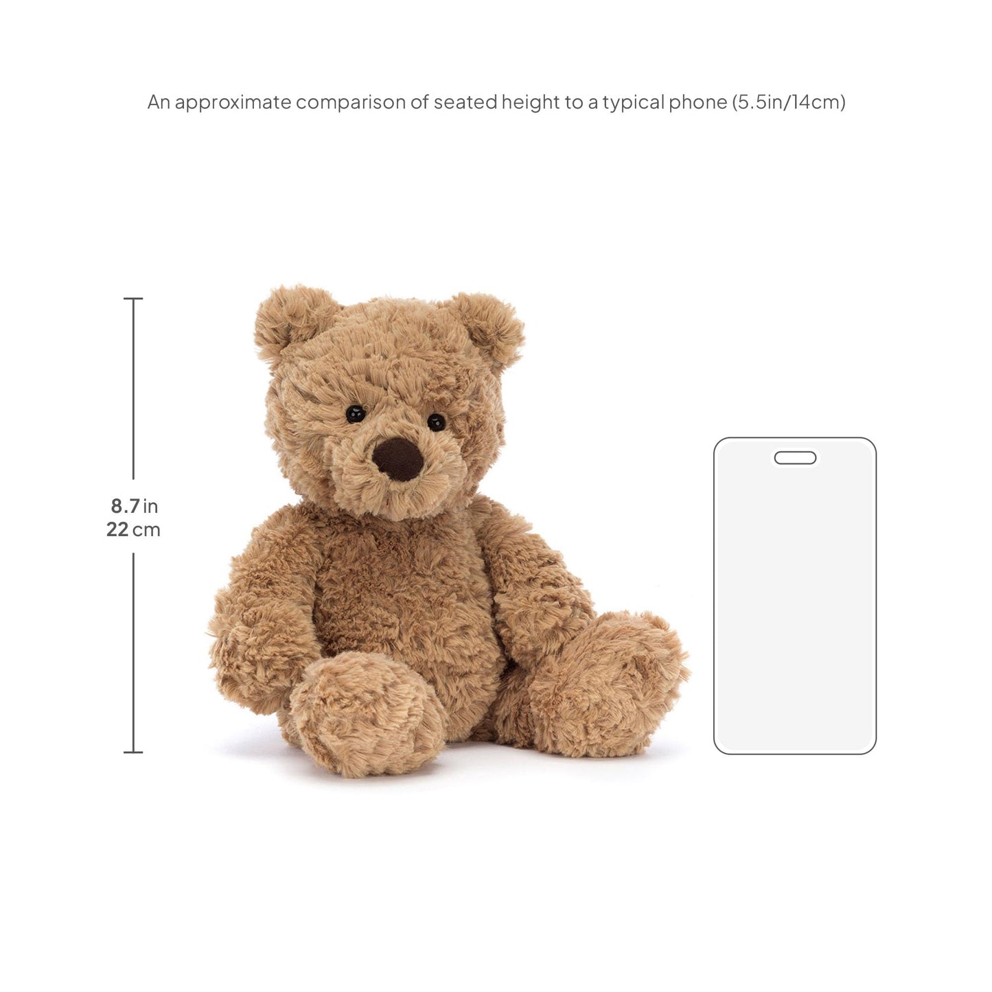 Jellycat Bumbly Bear Small 11-Inch Plush Teddy — Premium Stuffed Animal Gift