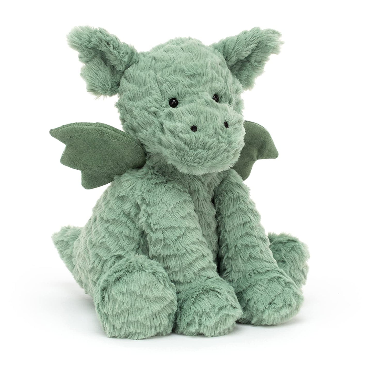 Jellycat Fuddlewuddle Dragon 9-Inch Stuffed Animal – Mythical Plush Toy