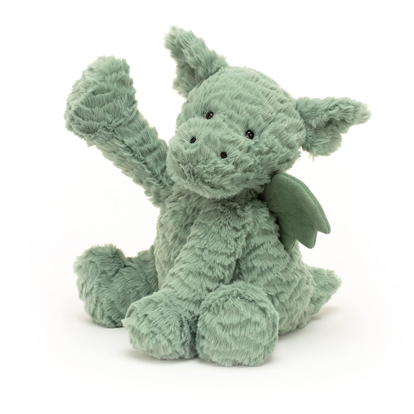 Jellycat Fuddlewuddle Dragon 9-Inch Stuffed Animal – Mythical Plush Toy