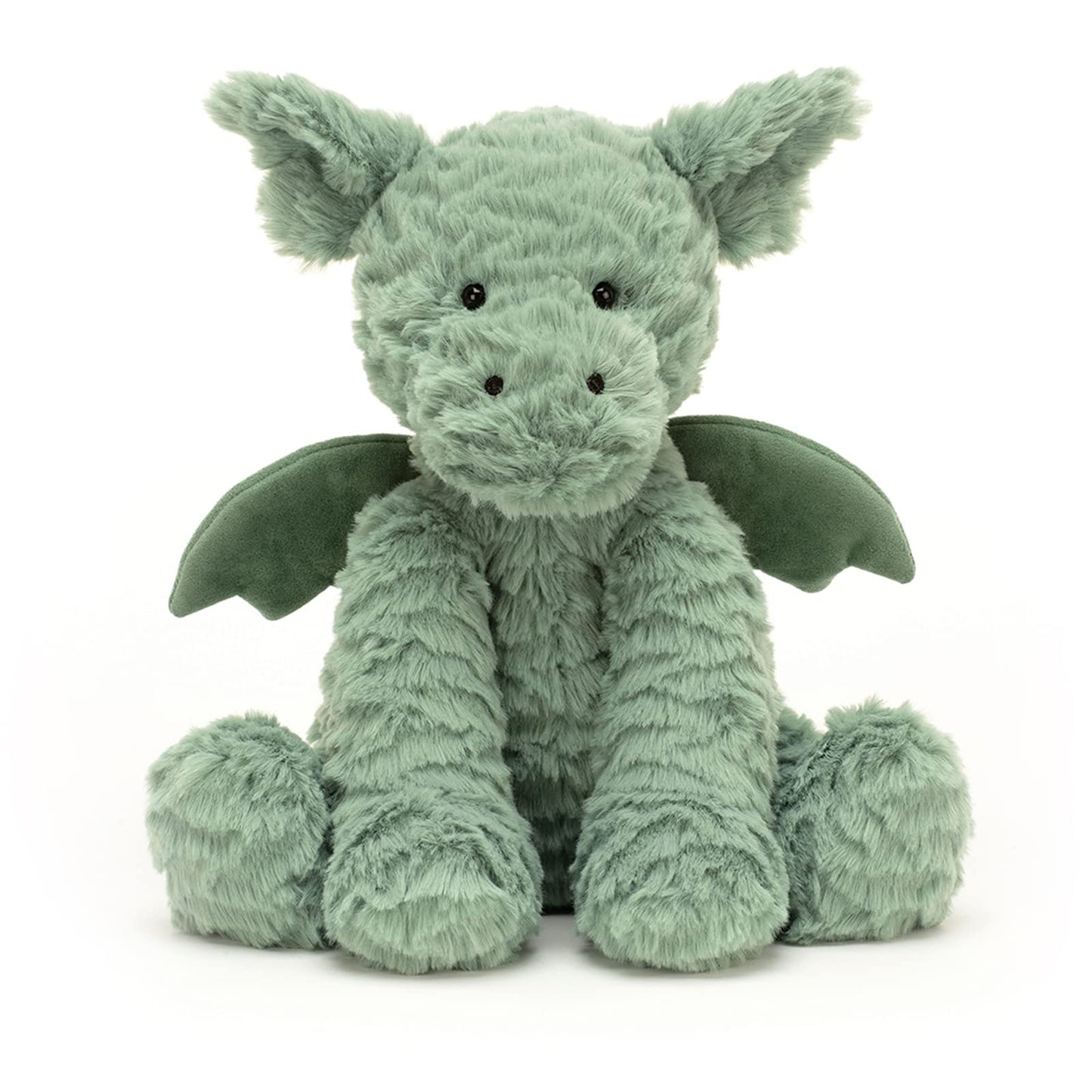 Jellycat Fuddlewuddle Dragon 9-Inch Stuffed Animal – Mythical Plush Toy