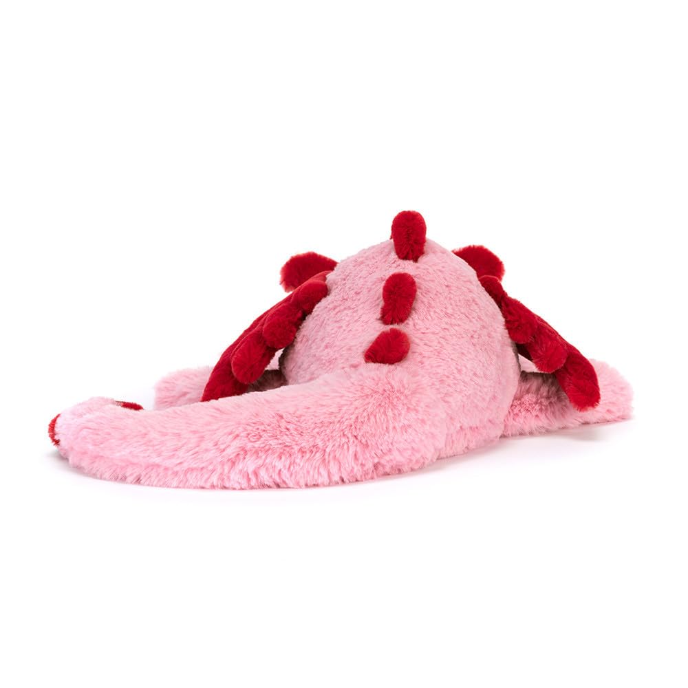 Jellycat Heart Dragon – 20-Inch Pink & Red Plush Toy, Large & Cuddly