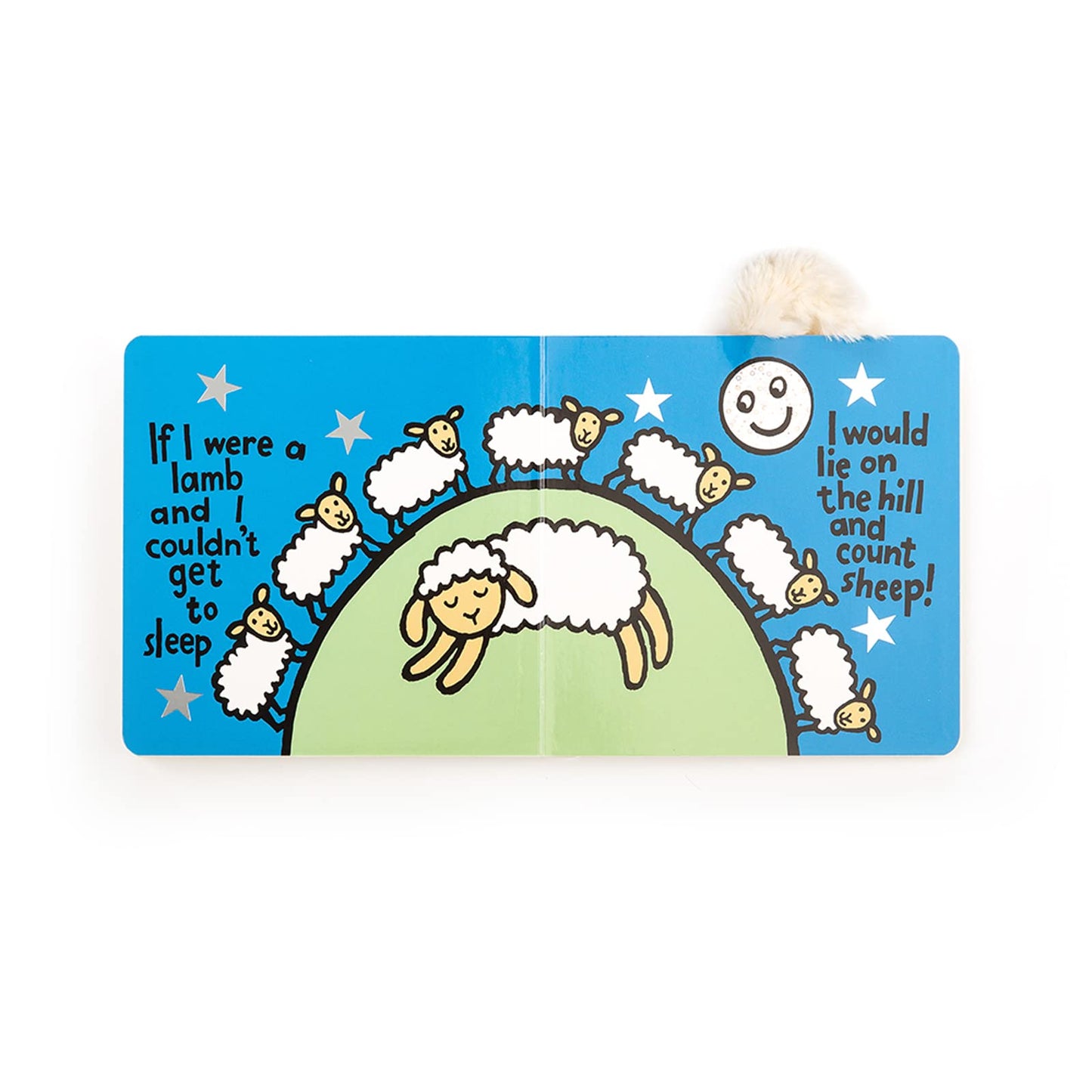 Jellycat If I Were a Lamb: Touch & Feel Board Book for Babies