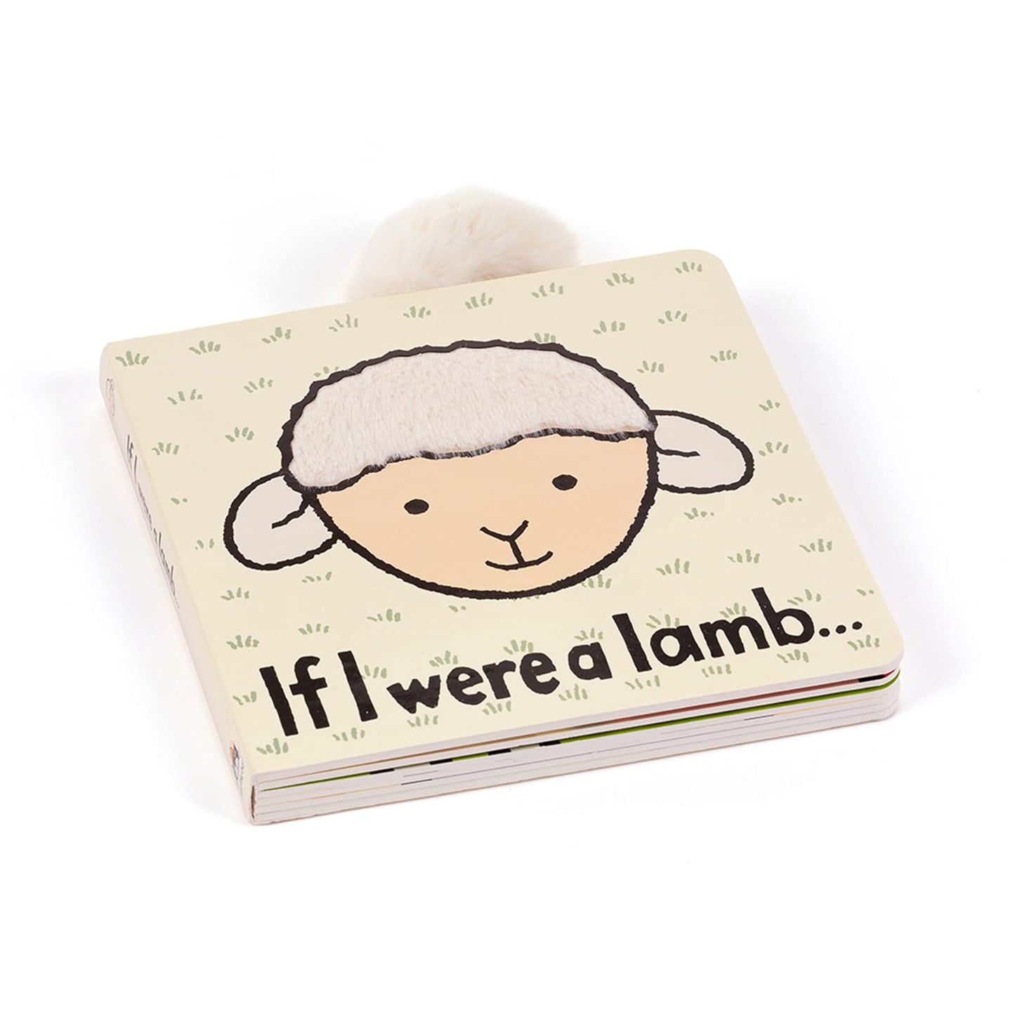 Jellycat If I Were a Lamb: Touch & Feel Board Book for Babies