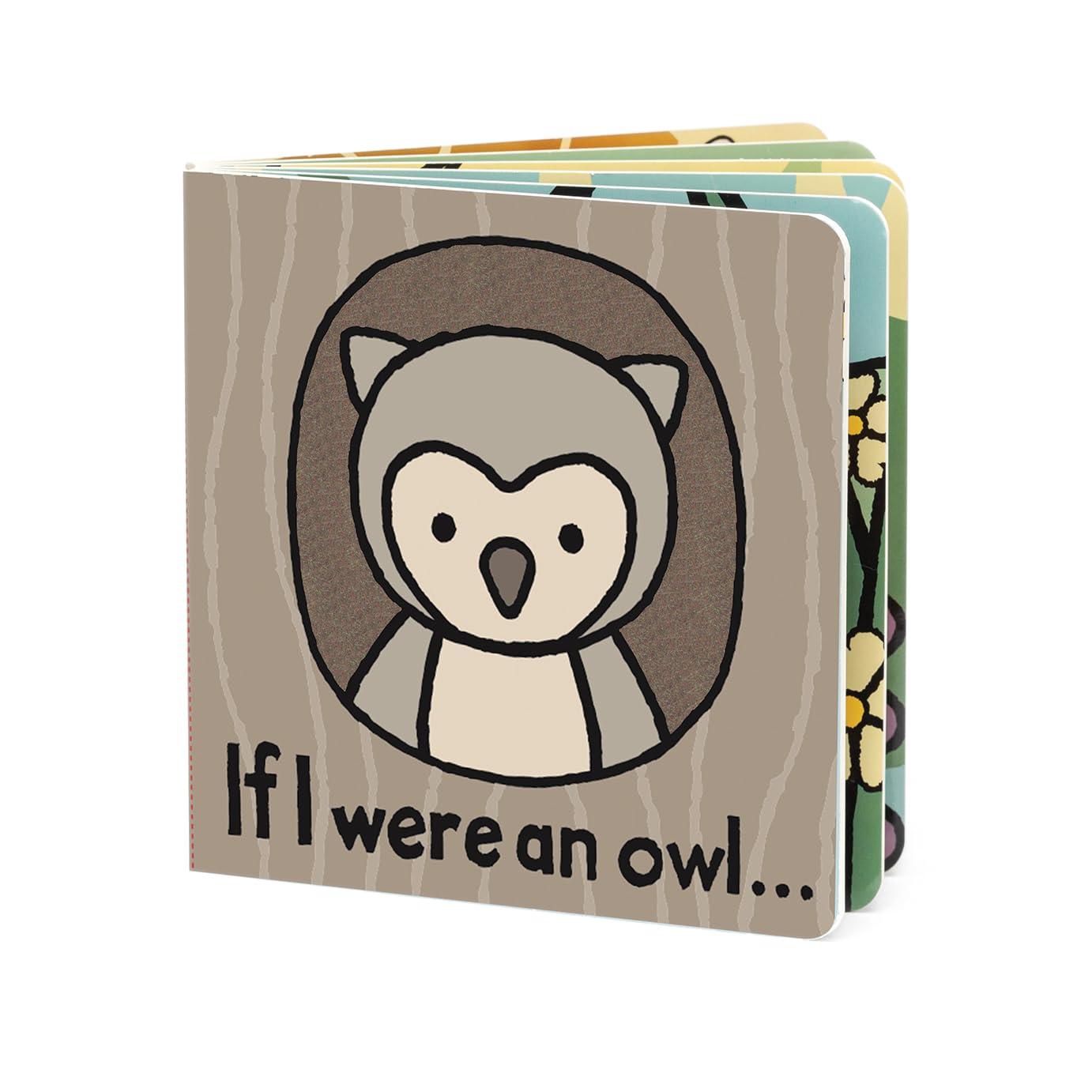 Jellycat If I Were an Owl: Touch & Feel Board Book – Baby Gift