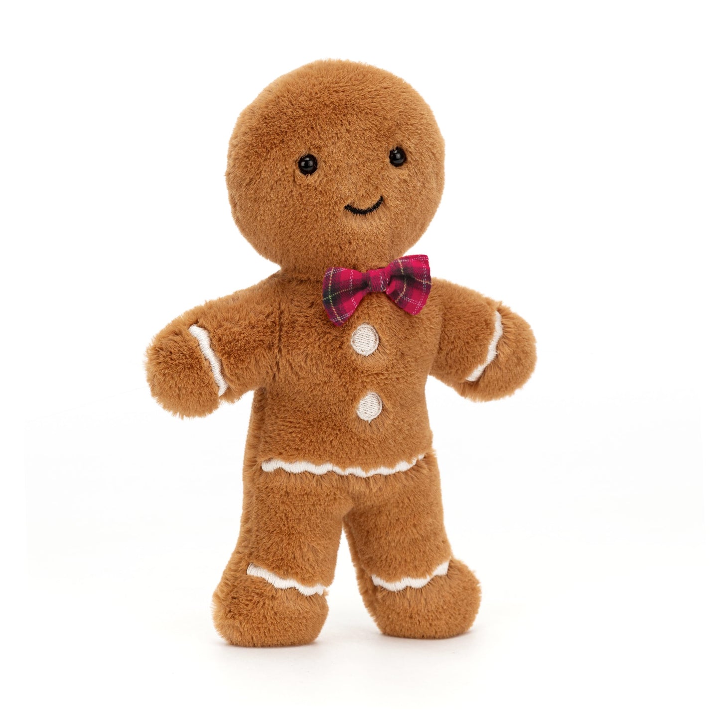 Jellycat Jolly Gingerbread Fred Stuffed Toy – 8-Inch Christmas Plush Decor