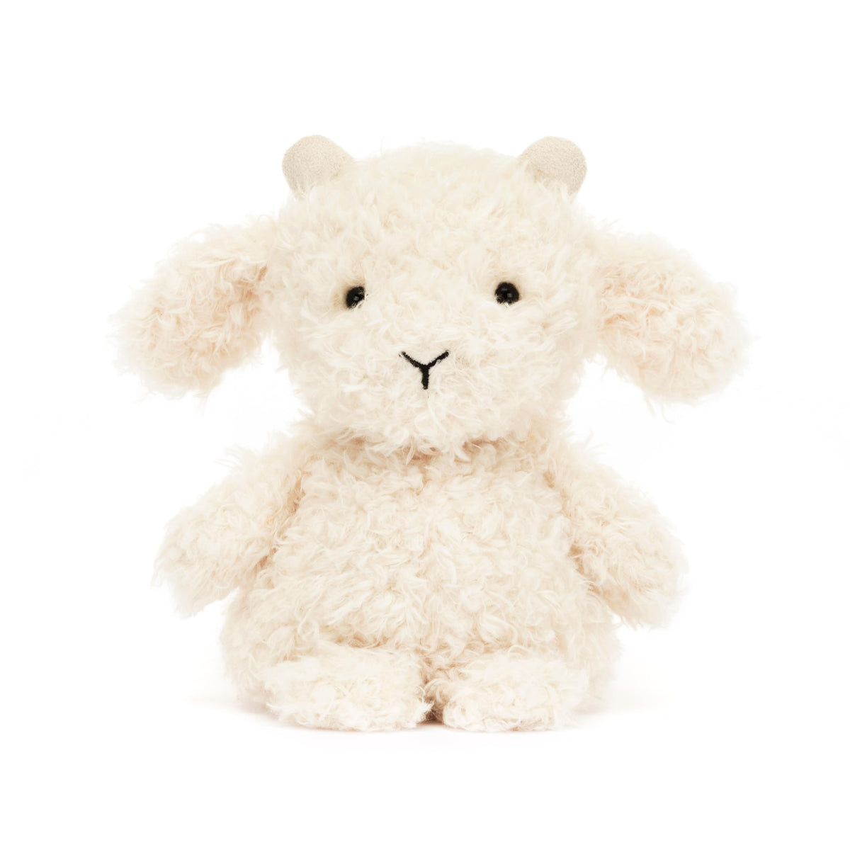 Jellycat Little Goat Stuffed Animal - 7-Inch Farmyard Plush Toy