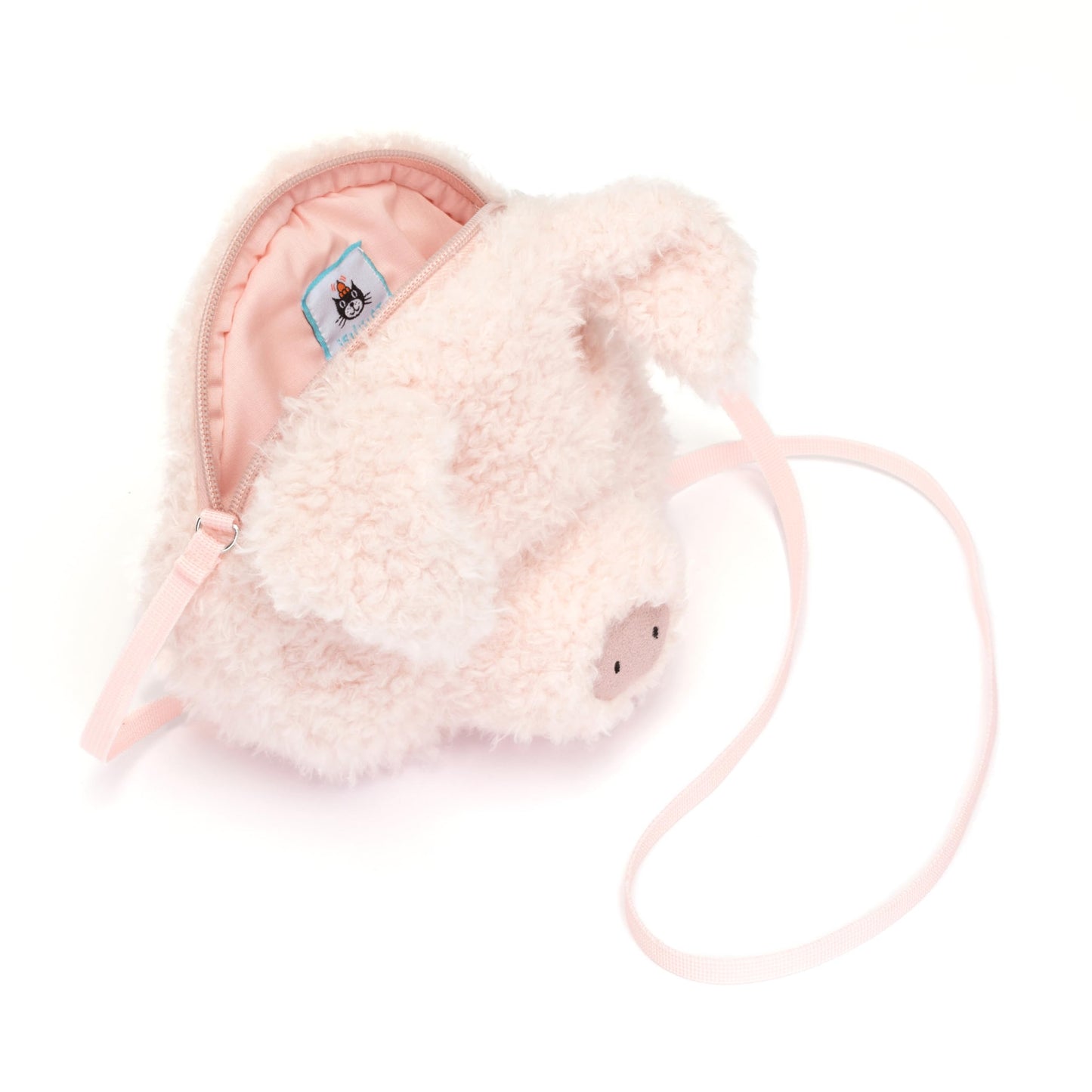 Jellycat Little Pig Plush Bag - 7.5-Inch Crossbody Purse