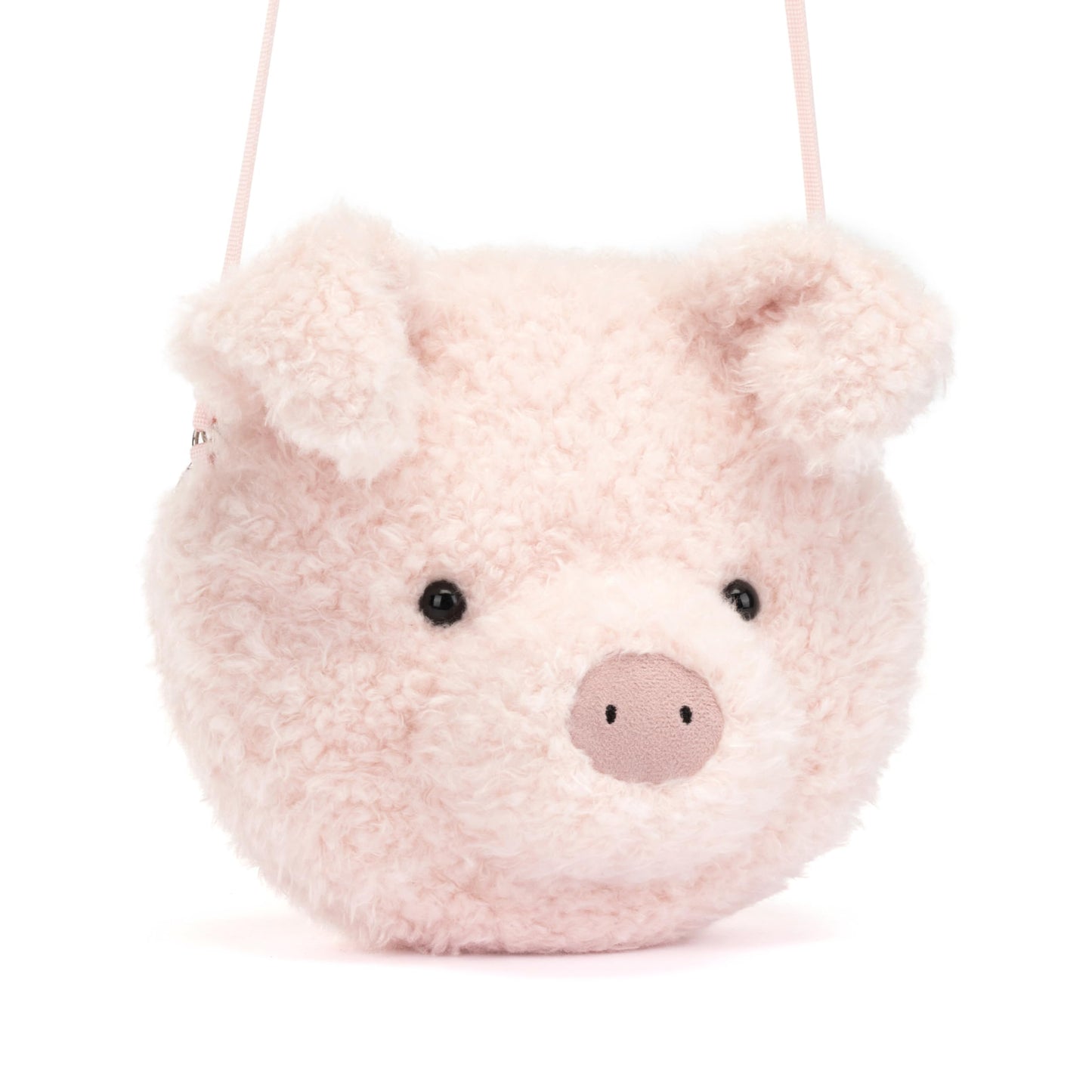 Jellycat Little Pig Plush Bag - 7.5-Inch Crossbody Purse