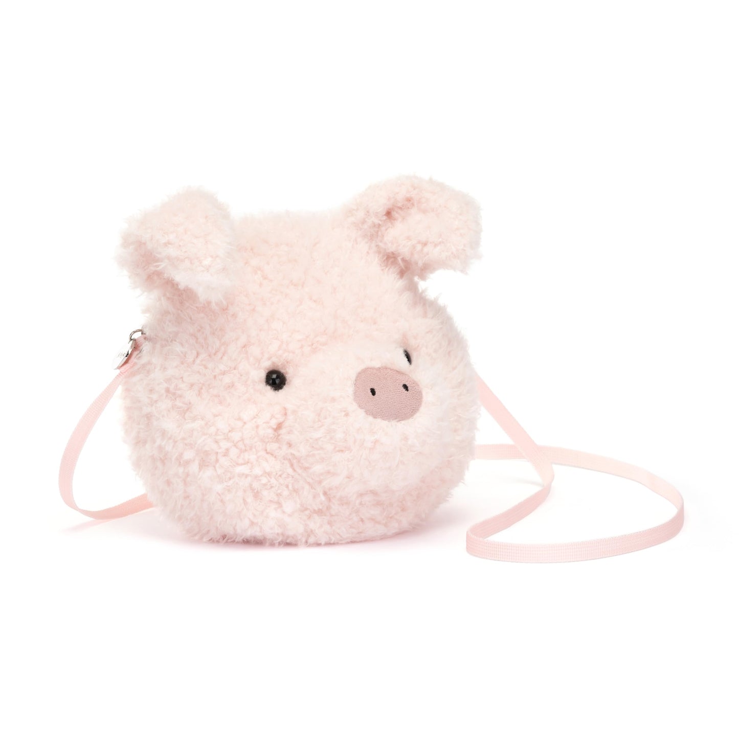 Jellycat Little Pig Plush Bag - 7.5-Inch Crossbody Purse