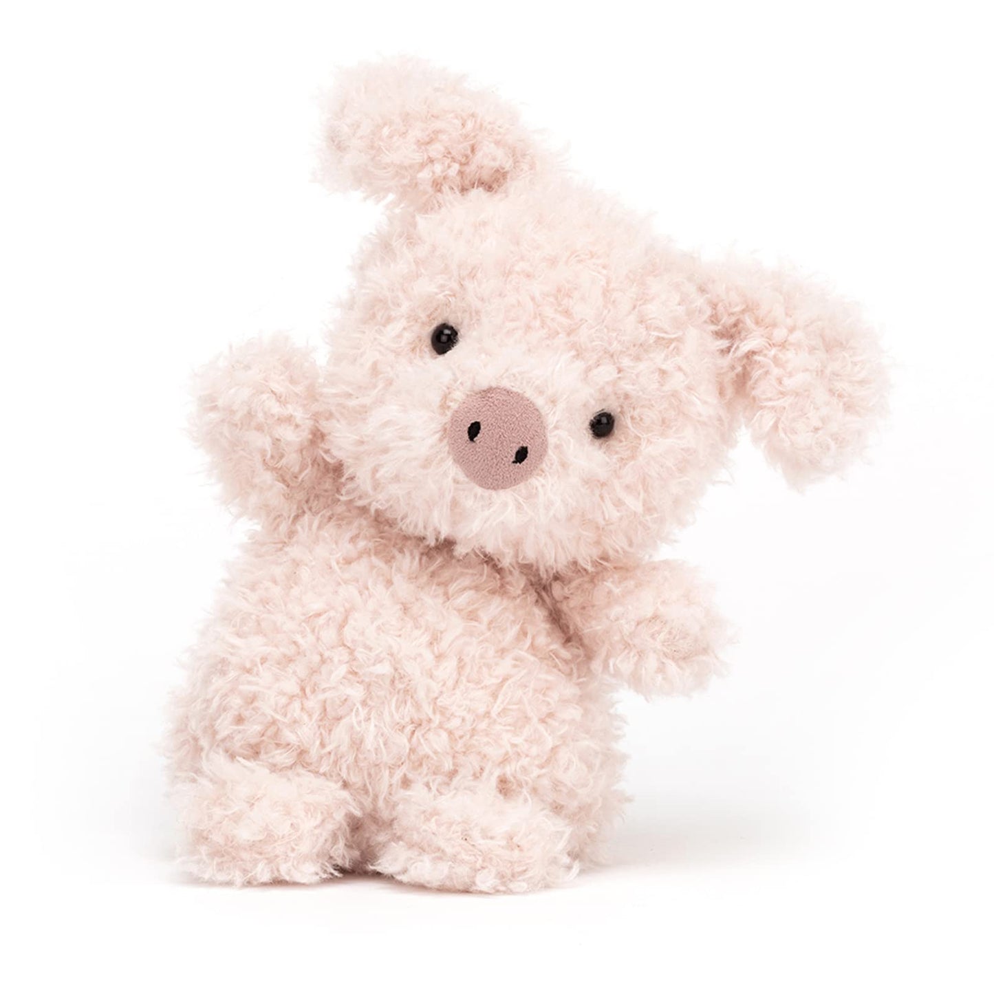 Jellycat Little Pig Plush Toy – 7-Inch Farmyard Stuffed Animal | Soft Pink Baby Gift