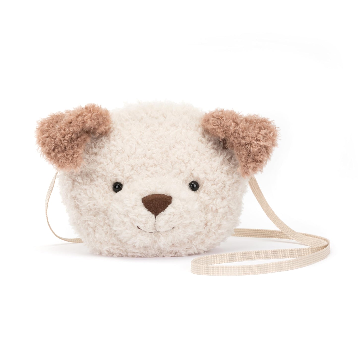 Jellycat Little Pup Plush Bag - 7.5in Crossbody Purse | Playful Handbag for All Ages
