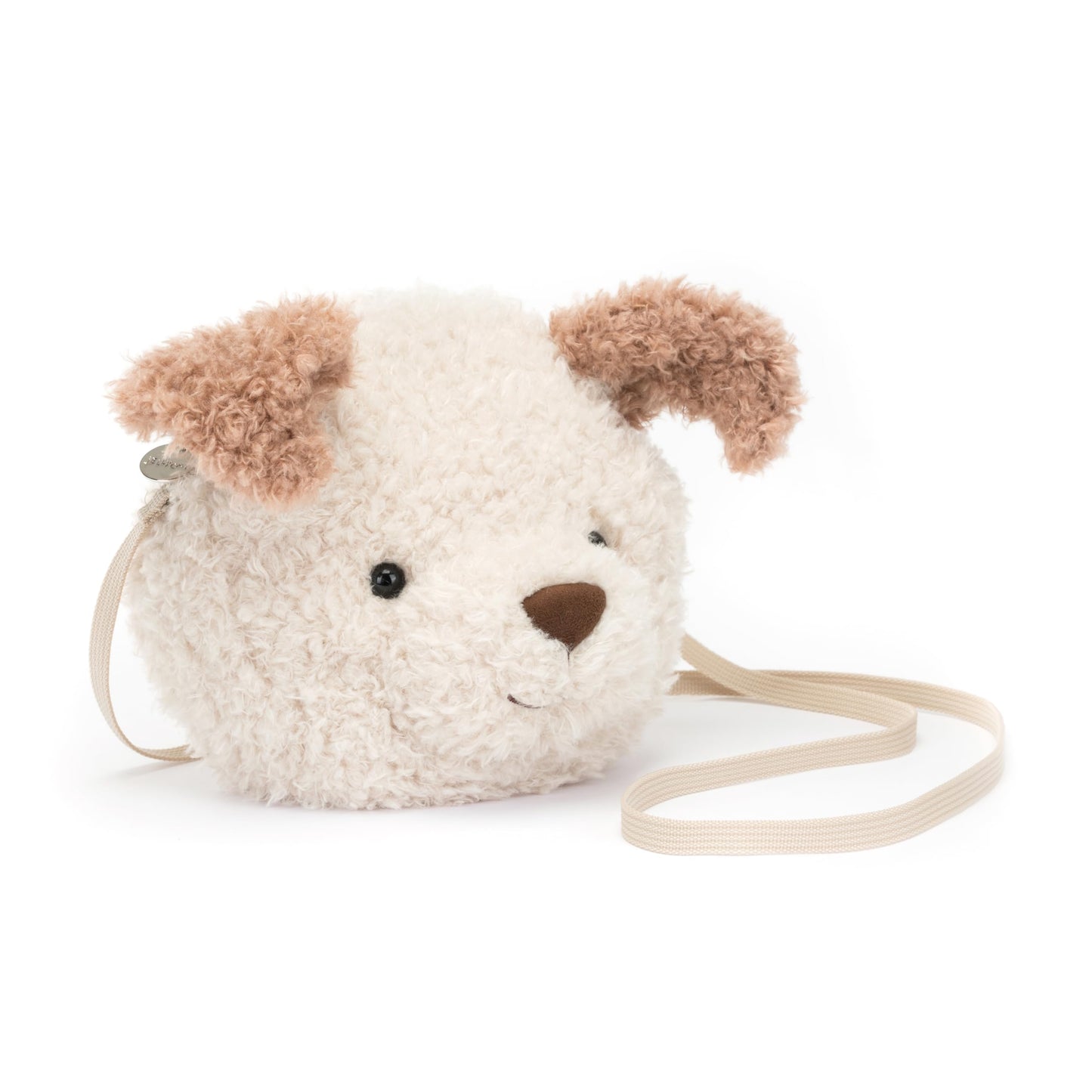 Jellycat Little Pup Plush Bag - 7.5in Crossbody Purse | Playful Handbag for All Ages