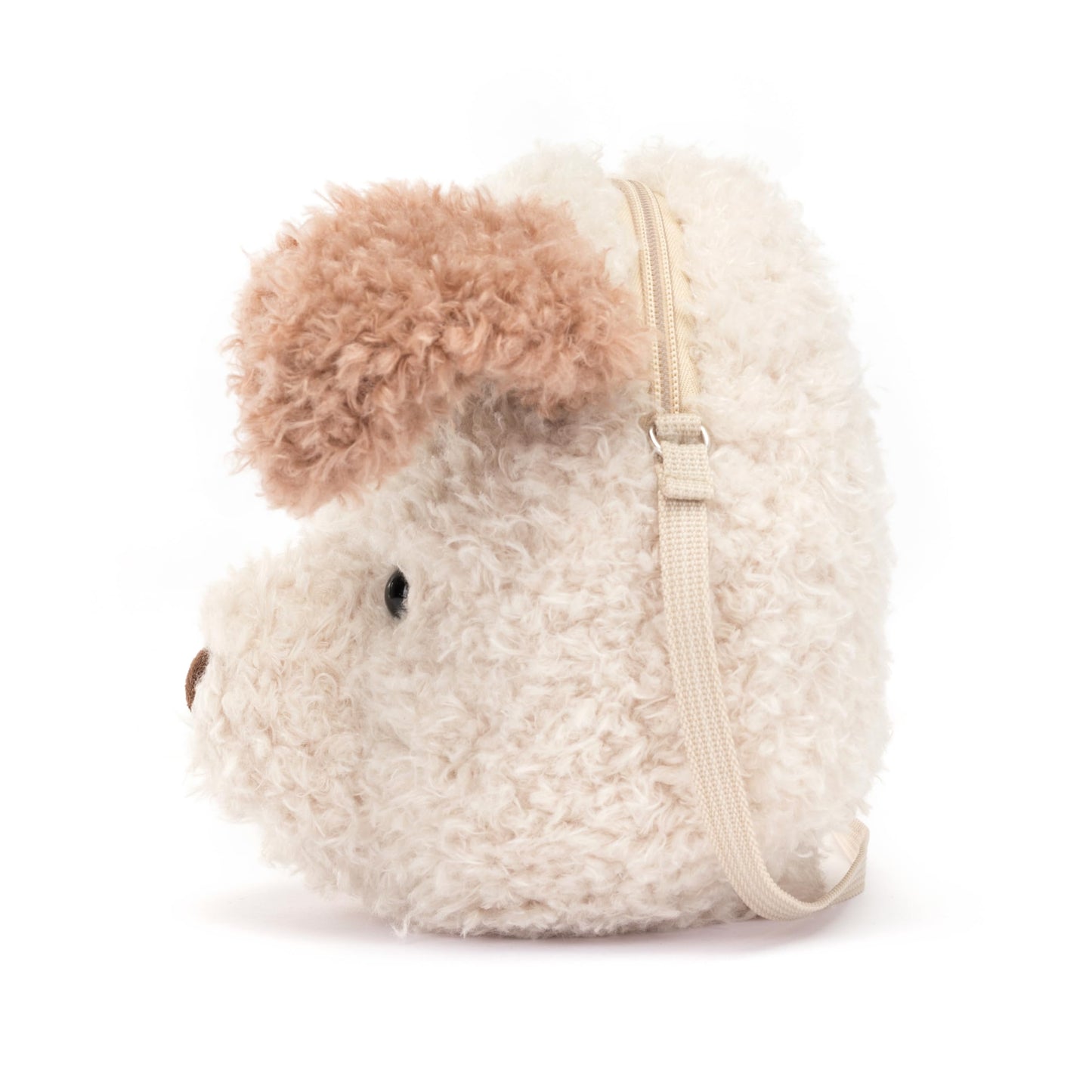 Jellycat Little Pup Plush Bag - 7.5in Crossbody Purse | Playful Handbag for All Ages