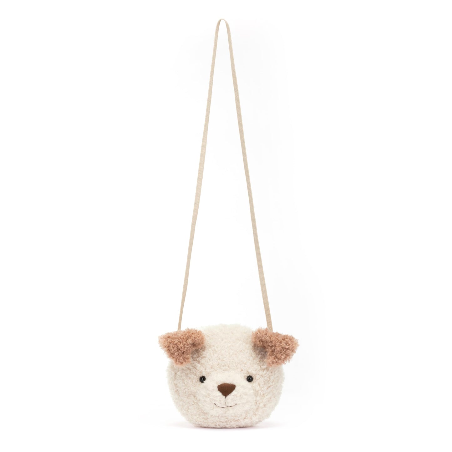 Jellycat Little Pup Plush Bag - 7.5in Crossbody Purse | Playful Handbag for All Ages