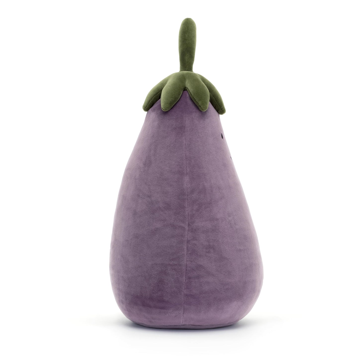 Jellycat Vivacious Vegetable Aubergine Plush Toy – Large 15.7-Inch Eggplant Plush for Cuddles