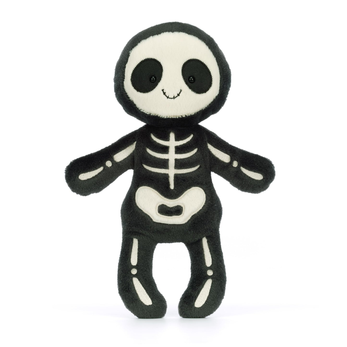 Jellycat Skeleton Bob Stuffed Toy — 13-Inch Spooky Halloween Plush