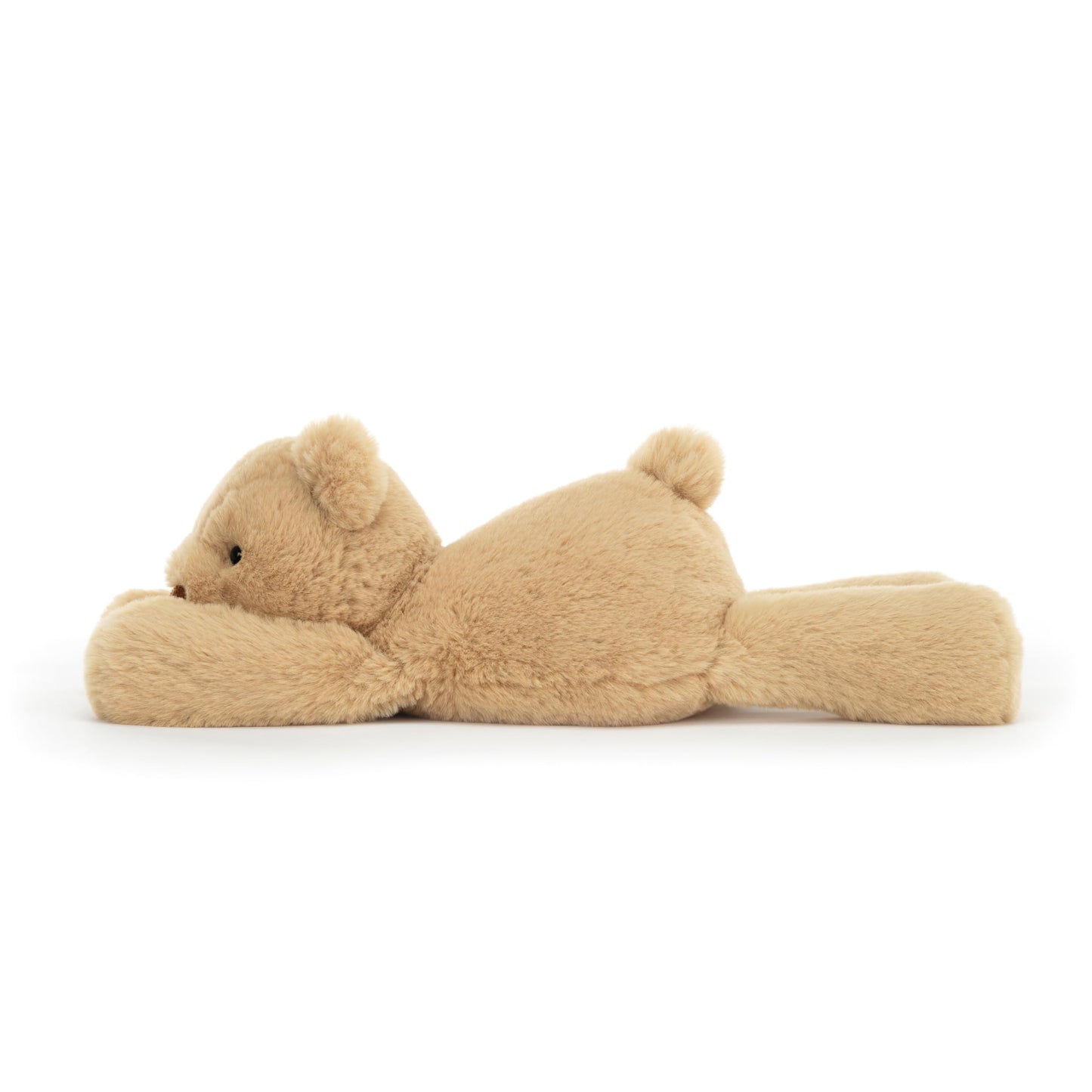 Jellycat Smudge Bear Medium Plush Toy – 9.5in Honey Fur Teddy Bear