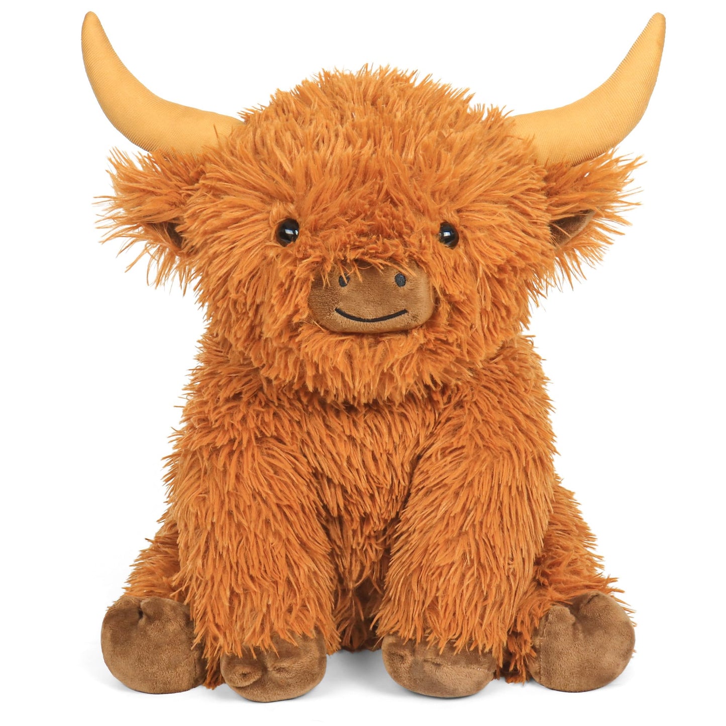 JellyMallow Highland Cow Weighted Plush – 5 lb, 16-inch Jumbo Cow Toy