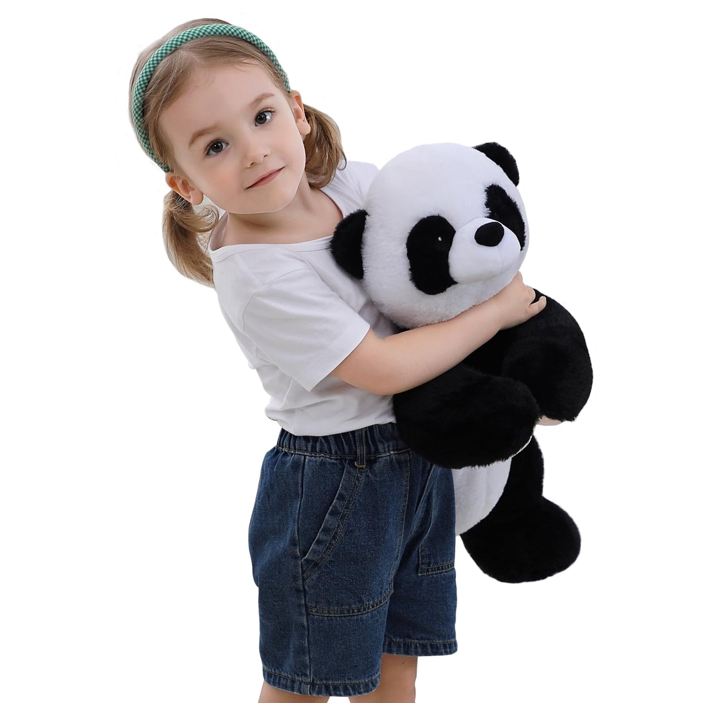 JellyMallow Panda Weighted Plush Pillow – 5lbs, 24-Inch Giant Plush