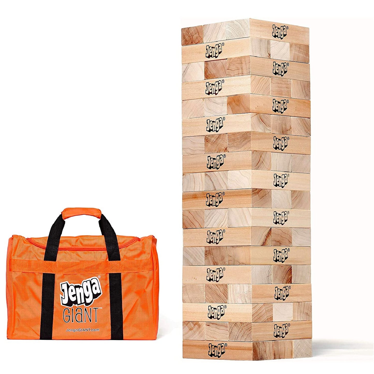 Jenga GIANT JS7 - Hardwood Blocks, Officially Licensed, Over 5 Ft Tall